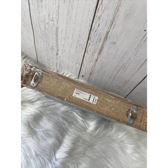 1 IKEA LACK Black Wall Shelf Floating Conceal Mounting 11 3/4 x 10 1/4 " NEW - Picture 2 of 4